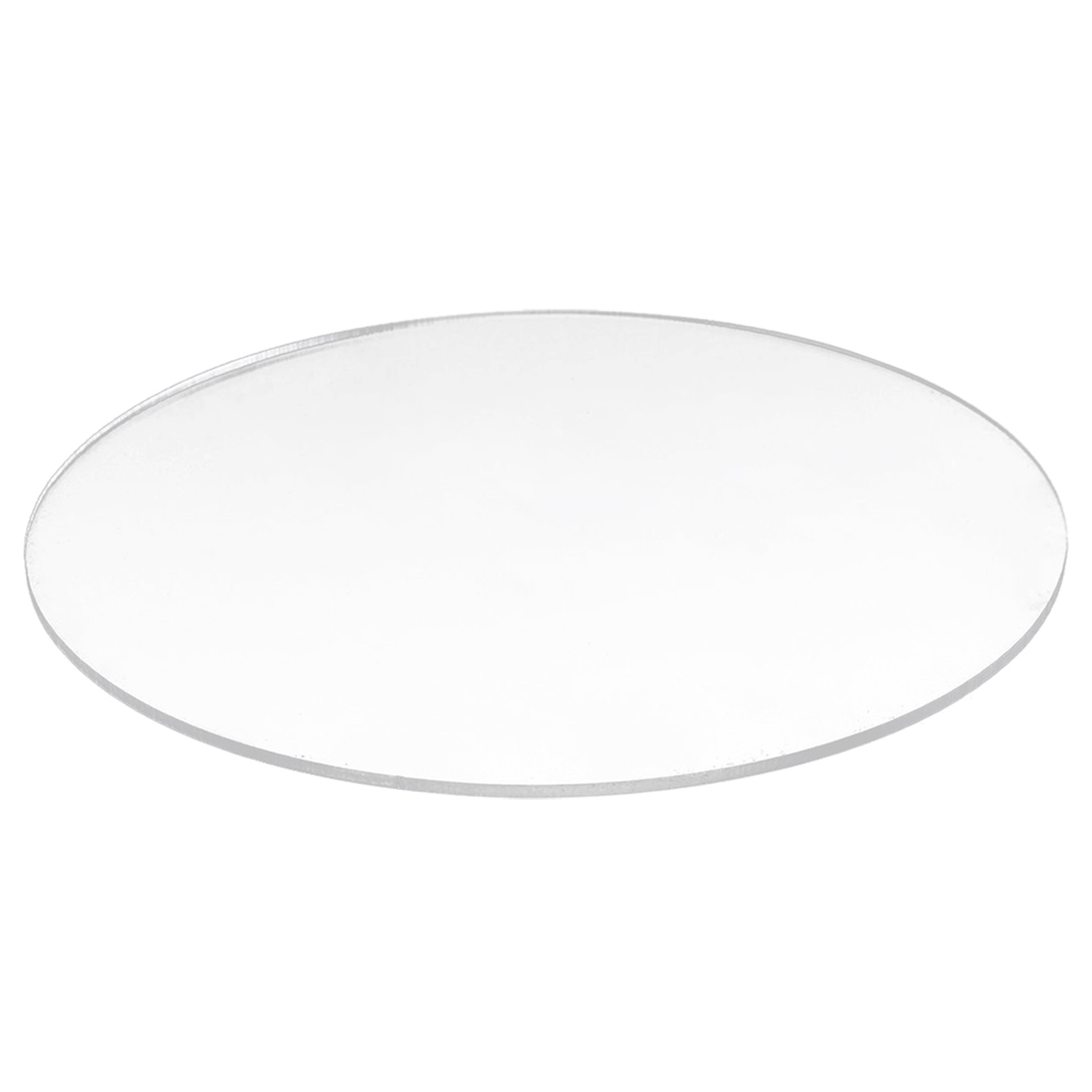 투명한 3mm 두꺼운 거울 아크릴 둥근 원판